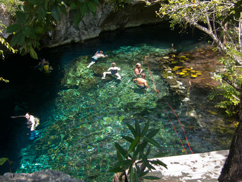 Gran Cenote near Tulum, Mexico