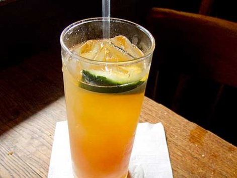 A Pimm's cup from Napoleon House in New Orleans. 