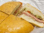 A muffuletta sandwich from Central Grocery in New Orleans.